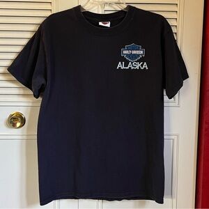 Harley-Davidson Taku Juneau, Alaska Tee Navy Sz M
